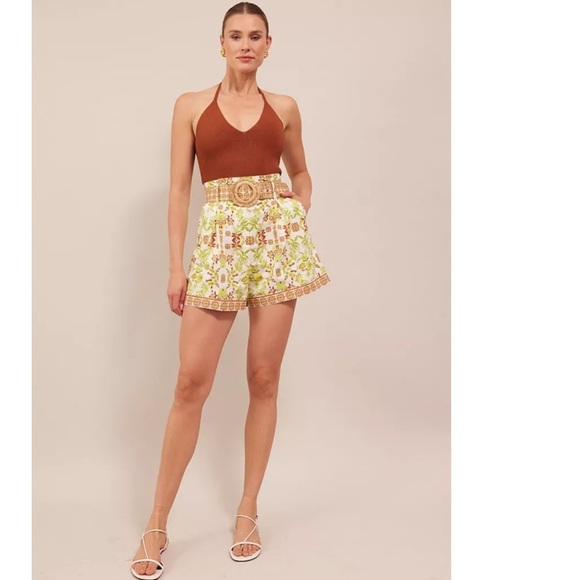 Cara Cara Knit Claudette Halter Top NWT In Rust - Picture 3 of 9